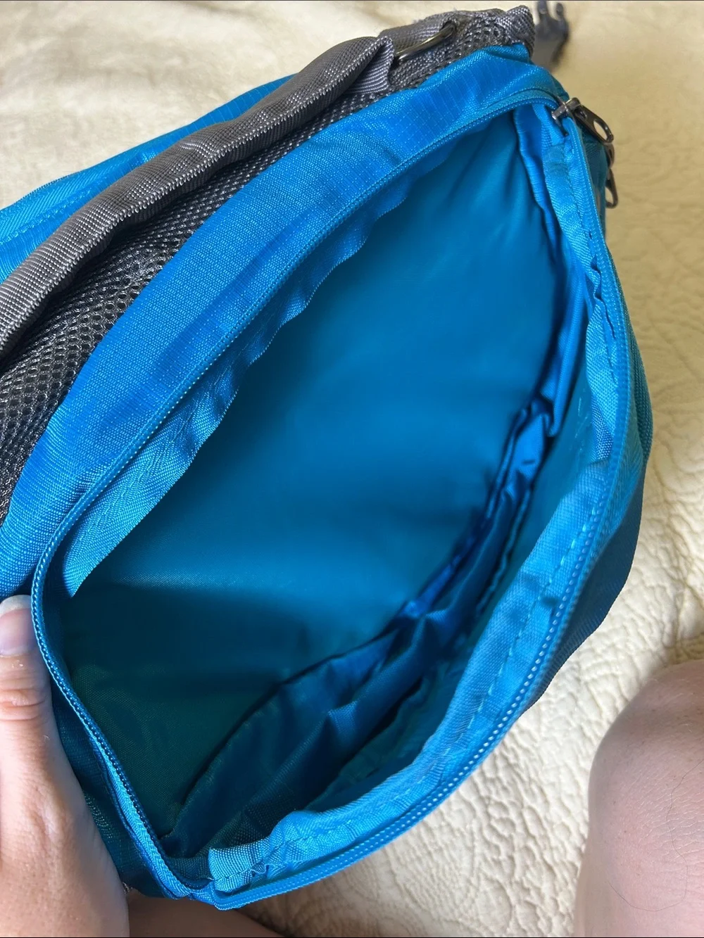 Outward Hound Blue Teal Dog Waist Pack Harness Accessory